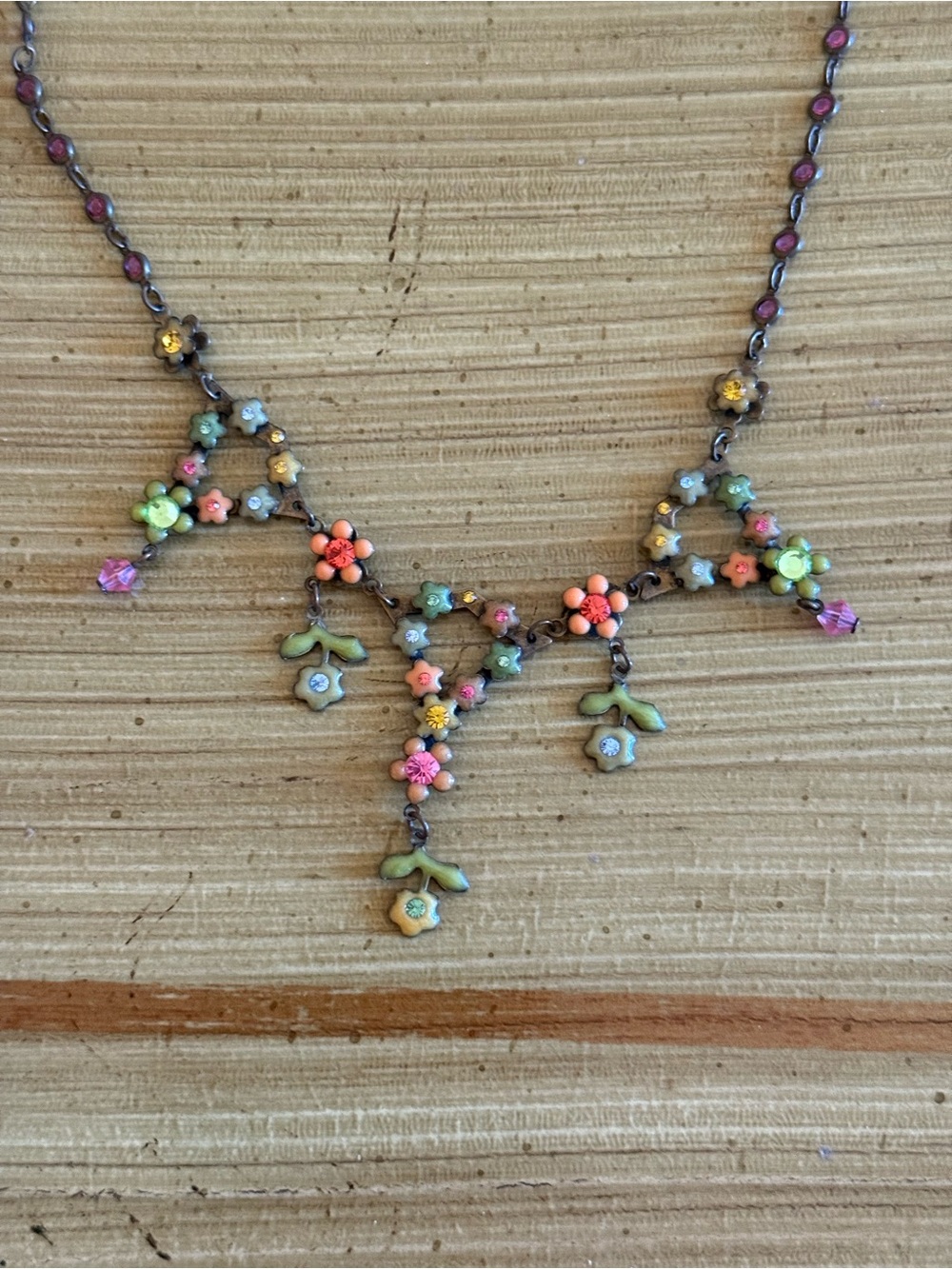 Sorrelli Fresh flowers Multicolor Floral Drop Necklace - Women Jewelry